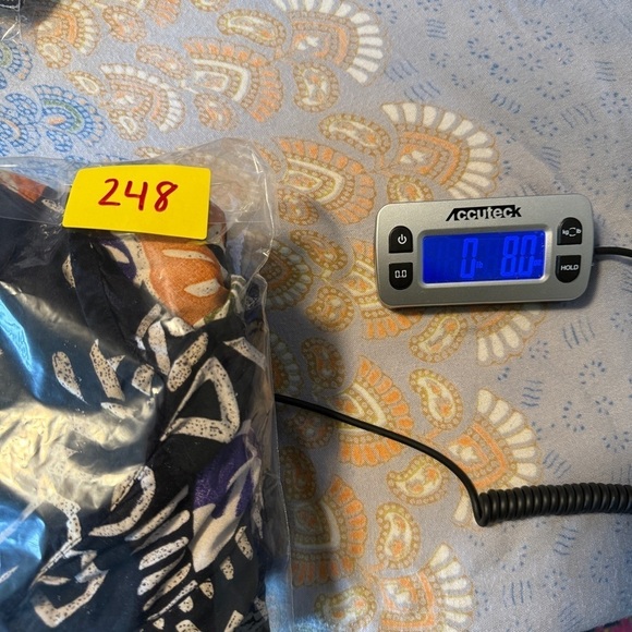 VTG Geometric Bib Collar Button Up Shirt 26/28 XXL 80s Tropical Dopamine Artsy - Picture 12 of 12